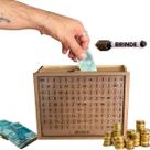 Cofrinho Cofre Guardar Dinheiro Fácil Caixa Woodbox 5 mil Original Realize Seus Sonhos Cofrinho Cofre Guardar Dinheiro Fácil Caixa Woodbox 5 mil Original Realize Seus Sonhos