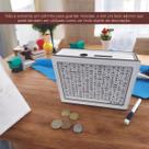 Cofrinho Cofre Guardar Dinheiro Woodbox Japones Poupança BRANCO