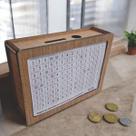 Cofrinho Cofre Guardar Dinheiro Woodbox Japones Poupança CLASSICO