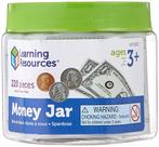 Cofrinho Educacional Money Jar com Notas e Moedas Fictícias