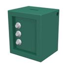 Cofrinho metal pintado 10x8x12