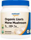 Cogumelo em pó Nutricost Organic Lion's Mane 454g