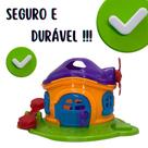 Cogumelo Encantado Infantil Educativo brinquedo Pecinhas de Encaixar - Jp Brink