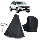 Coifa câmbio automático Vw Tiguan R-line 2010 2011 2012 a 2016 2017 e capa da manopla