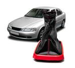 Coifa Cambio Chevrolet Vectra Napa Preta Costura e Aplique Vermelha Na Base AQ 0110426