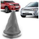 Coifa Cambio Ecosport/fiesta 2003 a 2011 Napa Cinza Aro Cromado