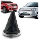 Coifa Cambio Ecosport/fiesta 2003 a 2011 Napa Preto Aro Cromado
