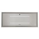 Coifa crissair de ilha ou central smart em aço inox 120x50cm 220v wd662