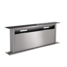 Coifa de bancada elettromec sollevare 90cm connect em aço inox e vidro preto 220v cfd-sol-90-xv-2atc