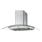 Coifa de Ilha Fischer Island 90cm Vidro Aço Inox 110V