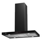 Coifa De Ilha Fischer Platinium Ebony 90 Cm Preto 127V