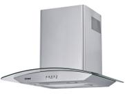 Coifa de Parede 60 cm Vidro Curvo em Aço Inox CAP60AR Consul