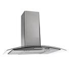Coifa de Parede 70cm Vidro Curvo Duto Slim Nardelli