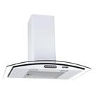 Coifa De Parede 70cm Vidro Curvo Slim Fogatti Branco 110V Coifa De Parede 70cm Vidro Curvo Slim Fogatti Branco 110V
