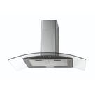 Coifa de Parede 90cm Fischer Fit Vidro Curvo com Função Depurador e Exaustor Inox 220V
