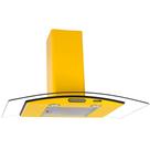 Coifa de Parede 90cm Vidro Curvo Slim Nardelli Yellow Coifa de Parede 90cm Vidro Curvo Slim Nardelli Yellow