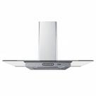 Coifa de Parede 90cm Vidro Reto Duto Slim Fogatti Inox Coifa de Parede 90cm Vidro Reto Duto Slim Fogatti Inox