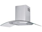 Coifa de Parede Consul 90 cm Inox 5 e 6 bocas com design em vidro e aviso lavar filtro - CAP90AR