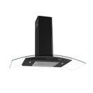 Coifa de Parede Fogatti Clean 90cm Vidro Curvo, Sucção Silenciosa, 3 Velocidades, Led, Função Exaustor e Depurador