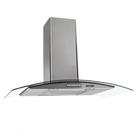 Coifa de Parede Fogatti Slim 80cm Vidro Curvo Inox - 110V