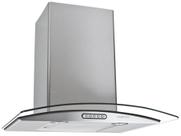 Coifa De Parede Fogatti Vidro Curvo Slim Inox 4 E 5 Bocas 60cm 220V Coifa De Parede Fogatti Vidro Curvo Slim Inox 4 E 5 Bocas 60cm 220V