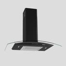 Coifa de Parede Nardelli Com Função Depurador e Exaustor Vidro Curvo Clean 80cm 140W Preto 220V Coifa de Parede Nardelli Com Função Depurador e Exaustor Vidro Curvo Clean 80cm 140W Preto 220V