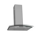 Coifa de Parede Nardelli Vidro Curvo Duto Slim 60cm Inox
