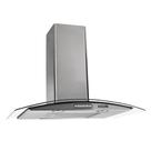 Coifa de Parede Nardelli Vidro Curvo Duto Slim 70cm Inox