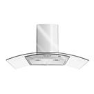 Coifa e Depurador de Parede Inox Com Vidro Curvo 90cm Eco90pv 220v - Eos B163422