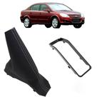 Coifa em material sintético e Aro Alavanca freio de mão Chevrolet Vectra elegance 2009 2010 2011 Coifa em material sintético e Aro Alavanca freio de mão Chevrolet Vectra elegance 2009 2010 2011