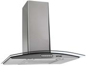 Coifa Exaustor de Parede 60cm Vidro Curvo Fogatti