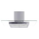 Coifa Flat Philco PCO90I 90cm Led Vidro Inox Exaustor e Depurador 110V