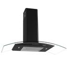 Coifa Fogatti de Parede Clean Vidro Curvo Black 90cm
