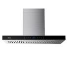 Coifa Ilha Midea 90cm Smart Pro Touch Prata e Preto - MH90M83