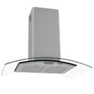Coifa Ilha Nardelli CIVC Vidro Curvo 90 cm Inox 220V