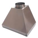 Coifa Para Churrasqueira Em Inox 304 Escovado 65x53x52 Coifa Para Churrasqueira Em Inox 304 Escovado 65x53x52