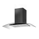 Coifa Parede Gallant Milano Vidro Curvo Preta 90cm 127V GCO90VT1A