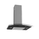 Coifa Terim de Parede Clean Vidro Curvo Black Kroma 60cm Coifa Terim de Parede Clean Vidro Curvo Black Kroma 60cm
