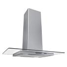 Coifa Terim Ilha - Teto Vidro Reto Inox 75 Cm