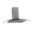 Coifa Vidro Curvo Parede Inox 75cm-5 Bocas Terim Coifa Vidro Curvo Parede Inox 75cm-5 Bocas Terim