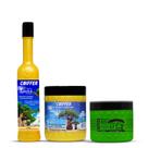 Coiffer Kit Baobá 3 unidades Umectação Extrema, Nutrição e Proteção para Cachos, Crespos e Fios Ressecados