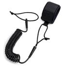 Coil SUP Leash Abahub de 10 pés para pranchas de surf de longboard pretas
