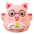 Coin Bank Cartoon Pig PVC anti-outono, decoração de casa para crianças