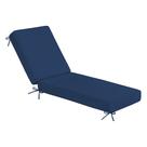 Cojín para Tumbona Sundale Exterior Olefina Azul Oscuro Cojín para Tumbona Sundale Exterior Olefina Azul Oscuro