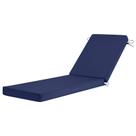 Cojines Básicos para Tumbona Beyond Impermeables 72x53x8 cm Azul Marino
