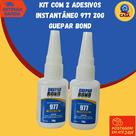 Cola Adesivo instantaneo 977 20G Guepar Bond Kit com 2und