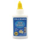 Cola Branca escolar New Magic 40 Gramas kit com 5 unidades