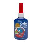 Cola Branca Infantil Líquida Lavável Sonic 40g Atóxica com Espátula- Leo&Leo COR:AZUL