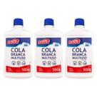 Cola branca multiuso Radex 500g ideal para slime kit 3 unidades