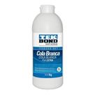Cola Branca PVA Extra 1kg TekBond Não Tóxica Transparente Flexível Madeira Papel